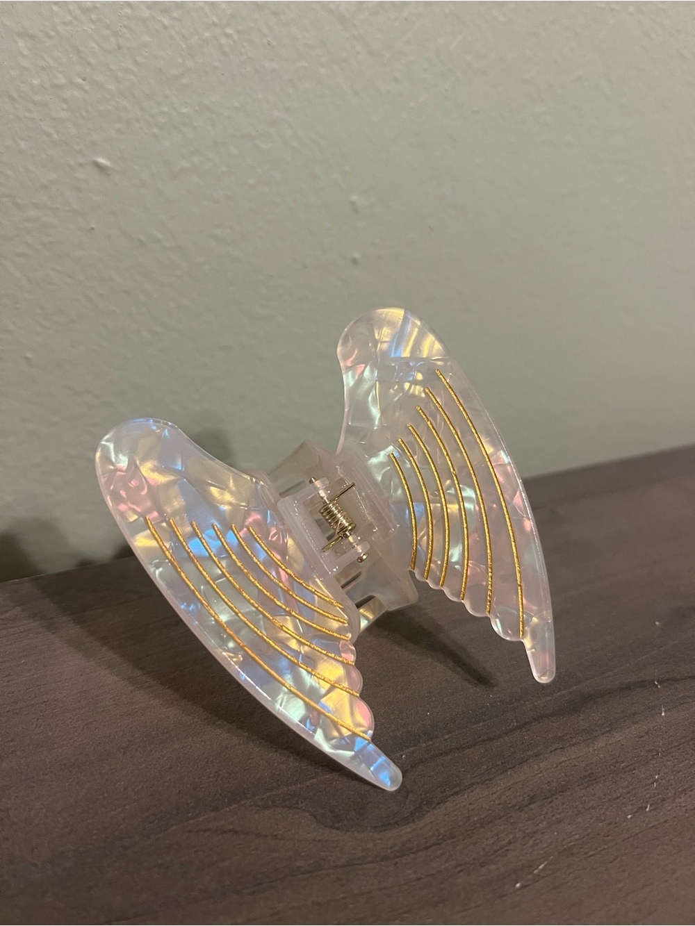 Target Wild Fable iridescent angel wings claw clip